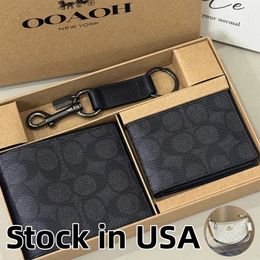 gift boxed mens designer wallet set men women 3pcs card holder mens wallets designers purses unisex card holders designer cardholder recto verso wallet zippy