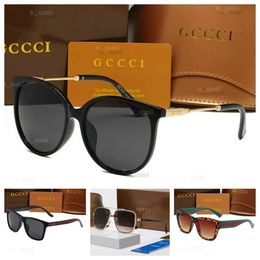 Fashion Vintage Metal Rectangular Web Stripe Cat-Eye 0588SK Frame Sunglasses Top Luxury Designer For Women Men Senior High Quality Signature Eyewear With Box