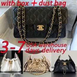 12A 1:1 cf Designer Bags 2026 Trends Sheepskin Luxury Bag Shoulder Bag Crossbody Bag Genuine leather Chain Flap Closure bag high quality with box dust bag leboy 25s