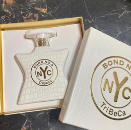 High Quality Bond No 9 Perfume 100ml Tribeca Bleecker Lafayette Street Greenwich Village Fragrance NYC Bond9 Parfum Long Lasting Smell EDP Men Woman Cologne Spray