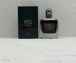 Designer Perfume Men Fragrance Stronger with You Powerfully Absolutely Intense Eau De Parfum Man Cologne Spray Body Mist High Quality 100ml EDP 3.3OZ