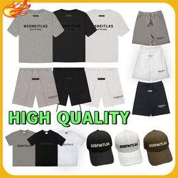 essential shorts Mens Designer High Quality shorts Men Tees Polos Shirt Luxe Mens Tshirts Designer Shirts for men Summer Crew Neck Short Sleeve Cott