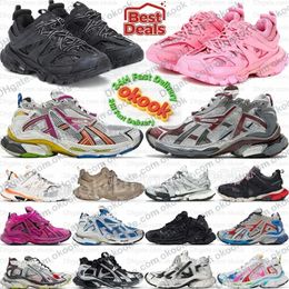 Designer Shoes Runners 7.0 7.5 runer Track 3.0 Led mens women Sneakers Platform Paris Triple White Black Multicolor Pink Blue Grey Green Ancien Daddy men Trainers Tennis