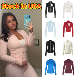 Cropped Gold Zippeer Jacket in USA 2026 Breathable Yoga Outdoors Casual Comfortable Sport Leggings Daliy Wear Women's Workout