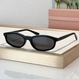 Designer Sunglasses For Ladies Summer Popular 06S Fashion Stylish Outdoor Style UV400 Anti-Ultraviolet Retro Plate Acetate Oval Full Frame Glasses Random Box 06