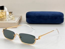 Sunglasses For Men and Women Designers 1287 Anti-Uultraviolet Retro Plate Half Frame Retro Eyewear Whit Box 1287S