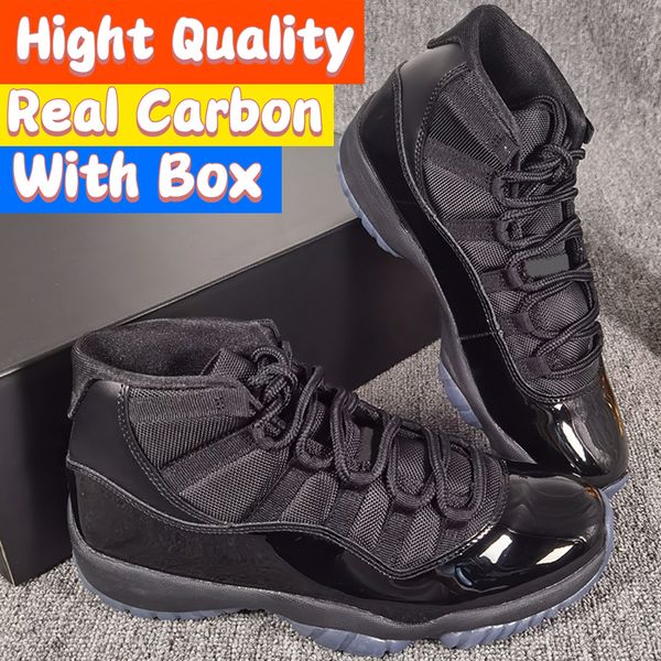 With Box Men Women Hight Quality 11 basketball Shoes Designer 11s Real Carbon sneakers Bred Velvet Cherry Gamma Blue 2025 Womens Mens Outdoor Sports Trainers