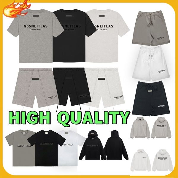 hoodie essential shorts Mens Designer High Quality shorts hoodie Men Tees Polos Shirt Luxe Mens Tshirts Designer Shirts for men Summer Crew Neck Short Sleeve Cott