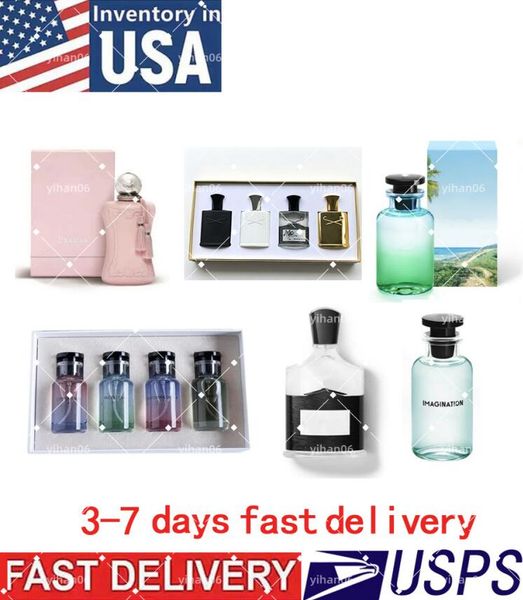 Stock in the US Men Women Perfume 100ml Althair VALAYA Delina Imagination Pacific Chill 4 Pcs Perfume Gift Set 3-7 Days Delivery Long Lasting Smell Cologne Spray