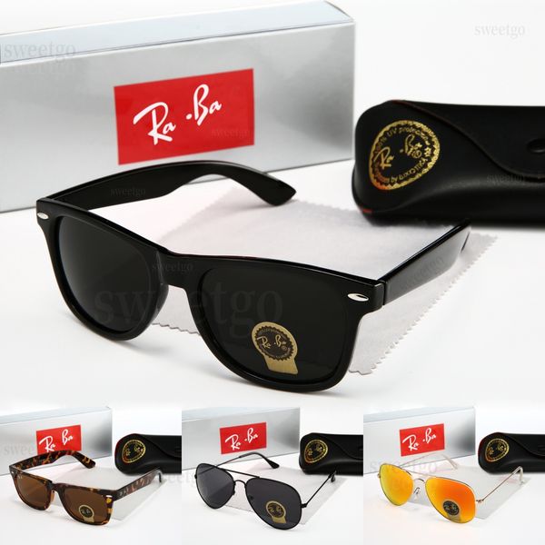 With Box Luxury Sunglasses UV400 Protection Polarized Option Glasses Polished Silver Frame Designer Sunglasses Outdoor Flying Beach Sunglasses For Women Men