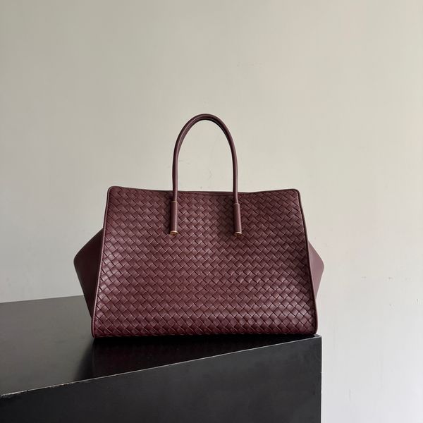 10A New Barbara Tote Bag Fashion Designer Genuine Leather Woven Handbag High Quality Large Capacity Tote Bag Commuting Bag
