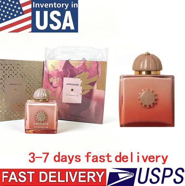 Amouage Perfume Guidance 46 Stock in the US 5-7 days delivery Man Women Fragrance spray 100ml Eau De Parfum Long Lasting smell good scent