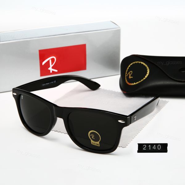 Luxury Designer G-15 Lens 2140 4165 Sunglasses For Men Women Classic Original Outdoor Eyewear UV400 Protection Acetate Square Glasses With Box
