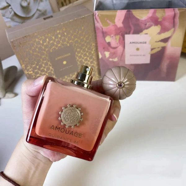 Brand Amouage Guidance Perfume 100ml Woman Fragrance Overture Honour Love Tuberose Eau De Parfum Long Lasting Smell Parfum Spray