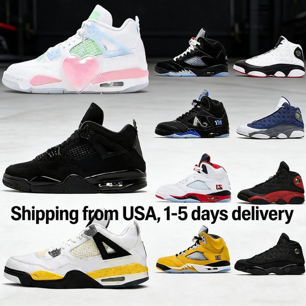 2027 Basketball Shoes 4 Sneaker Valentine Day Black Cat Tour Yellow 5 Black Metallic Reimagined Fire Red Tokyo Boro Racer Blue 13 Bred Flint He Got Game 4s 5s 13s