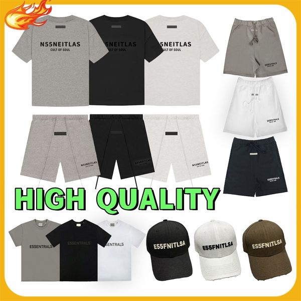 shorts essential shorts Mens Designer High Quality shorts Men Tees Polos Shirt Luxe Mens Tshirts Designer essentials shorts for men Summer Crew Neck Shirts Cotton