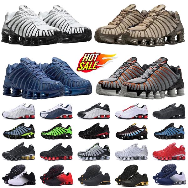Running Shoes for Men Women TL Sneakers Black White Metallic Platinum Outdoor Sneaker Trainer Sport Runner Trainers Womens Platform Walking Shoe 36-46