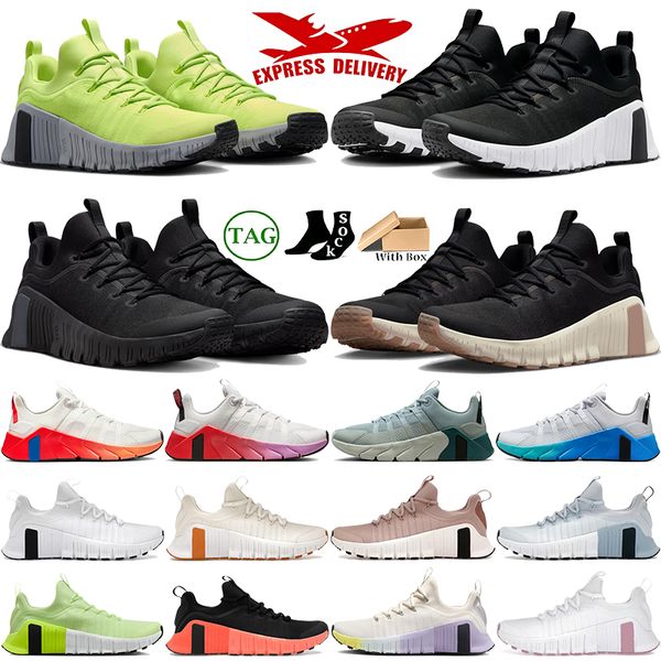 With Box Free Metcon 6 Shoes Metcon 7 Sneakers Trainers Running Shoes Black White Black Anthracite Hyper Crimson Light Lemon Twist Jogging Shoes Sports Shoes EUR 36-45