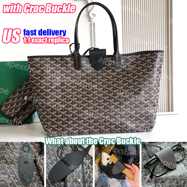 12A 1:1 tote bag with Croc Buckle right logo designer bag 2 size tote bag luxe makeup bag hobo bag fashion luxury bag G card holder mini bag coin pocket purse ID case city bag