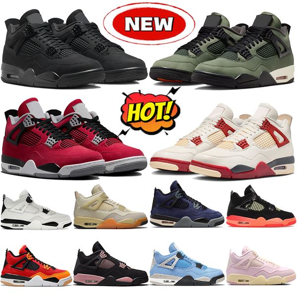 Designer 4 4s Basketball Shoes Toro bravo Undefeated Flight Club Brick After Brick Lakeshow Black Cat Red Cement Cave Stone Men Women Sports Sneakers Trainers