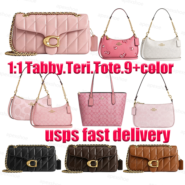 12A pink designer bag 1:1 exact replica teri shoulder bag 2 size tabby bag sac de luxe tote bag makeup bag pink teri bag pink tabby 26 beach bag gold bag city bag card holder