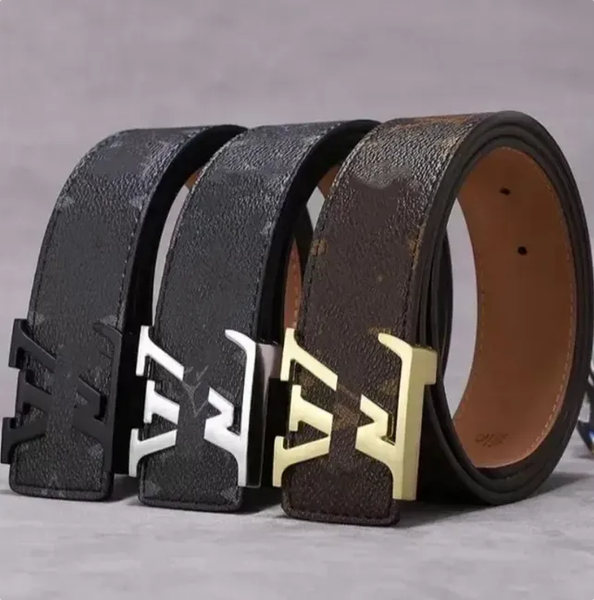 Mens belt womens belts designer brand High quality belt length 100-125CM woman men belt fashion classics casual letter smooth buckle designer belt