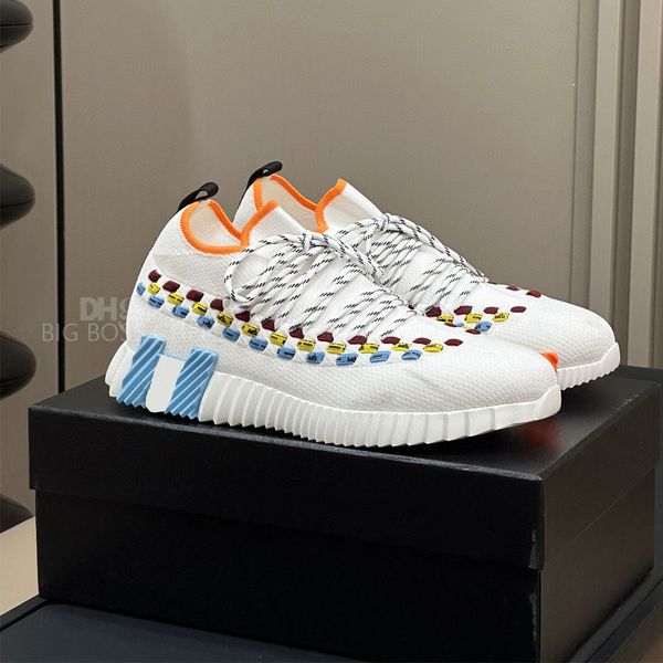 Top quality Cotton Fabric Running sneakers Low top lace-up color Casual Sport shoes mens womens Tennis shoes Unisex Luxury designer trainers shoes man