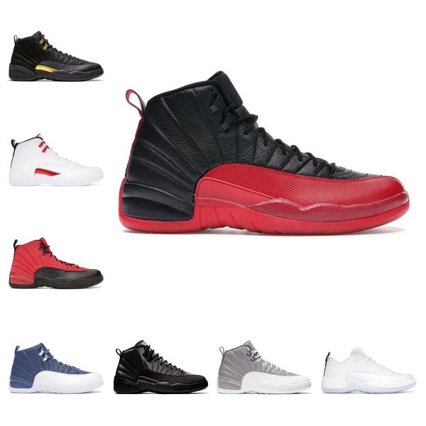 Men Basketball Shoes 12s Playoffs Royalty Stealth Reverse Game Hyper Royal Twist Utility Dark Concord Mens Trainers Outdoor Sports Sneakers