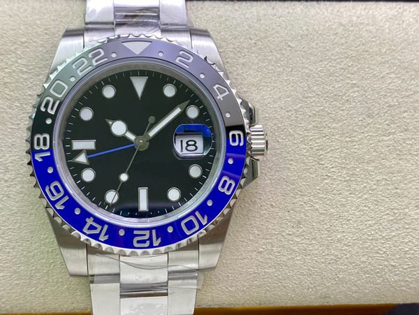 Ceramic Bezel Mens Mechanical Stainless Steel Automatic Movement Watch Luxury Sports Self-wind Jubilee master Watches Wristwatches