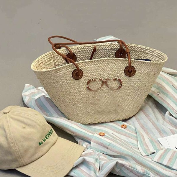 Beach Bags Designer Fashion Shoulder Bag Totes Summer Straw Casual Shopping Bag Large Basket Woven Holiday Bag Woman Tote Handbags