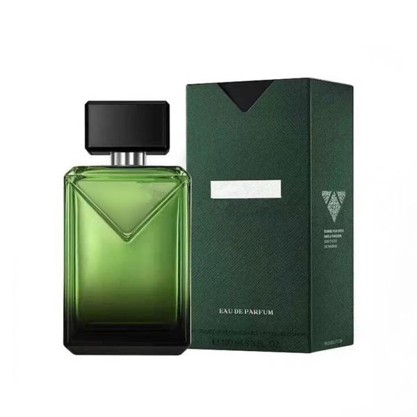 Eau De Parfum Men Fragrance 100ml 3.3oz Man Perfume Green Bottle Long Lasting Smell Designer Brand EDP Male Cologne Spray High Quality
