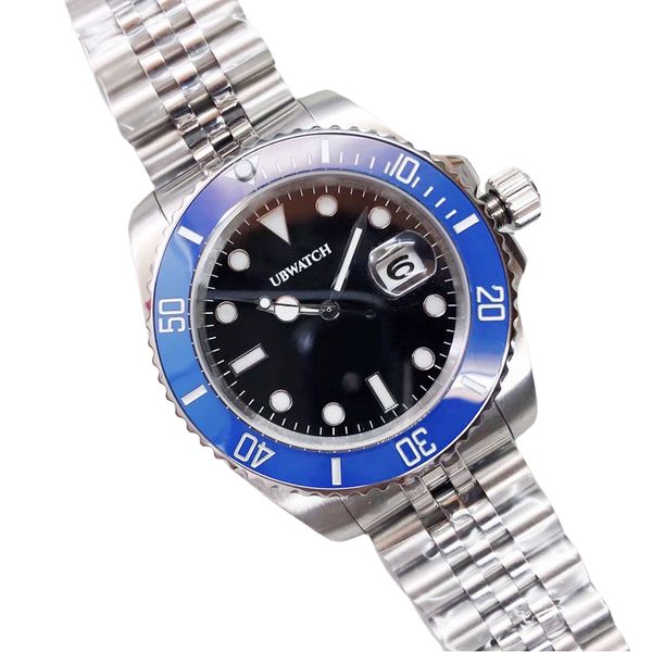 Cookie Monster Milsub 41MM Sapphire Glass Glide Clasp Luminous Mens Watches Robust Durable Stainless Steel Automatic U1 Wristwatches