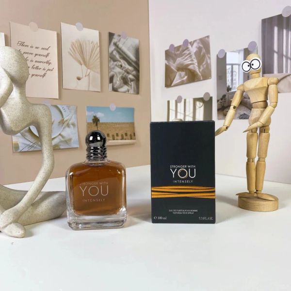 Men Perfume Fragrance Stronger with You Intensely Tobacco Eau De Parfum Absolutely Man Cologne Spray Body Mist Fast Ship High Quality 100ml EDP 3.3OZ