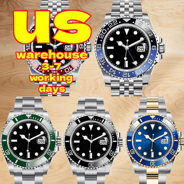 mens watch designer men watches fashion mechanical movement 904 steel chain sapphire mirror waterproof night glow function23 with box reloj orologio montre de luxe
