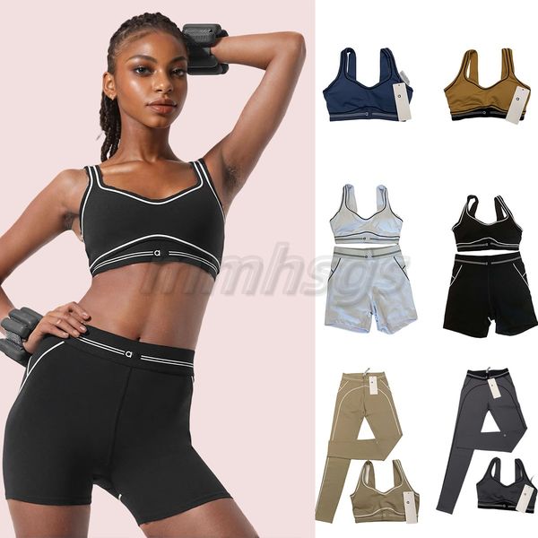 2025 5A Breathable Yoga Set Sports High Quality Top High Waist Pants Outfit Seamless Comfortable Sports Yoga Bra Shorts Set Women Cothes Mmhsgs Store