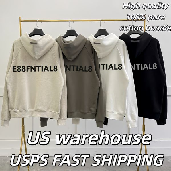 Essentials Hoodies Mens Designer Hoodie Letter Printed Cotton Long Sleeves Pullover Unisex Hooded Sweatshirt Casual Sweatpants