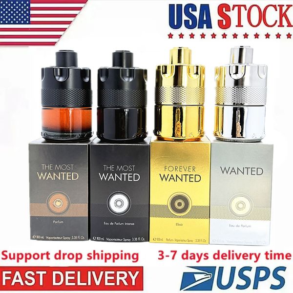 Perfumes Fragrances Man Perfume Spray 100ml EDP The Most Wanted Parfum Long Lasting Fragrance Cologne Men Fast Delivery in The US