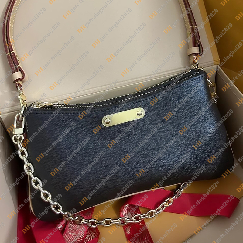 Ladies Fashion Casual Designe Luxury Pochette Bag Chain Bag Clutch Bag Wallet Crossbody Shoulder Bag Totes Handbag TOP Mirror Quality M83008 N00228 Pouch Purse