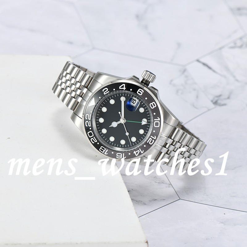 men's automatic mechanical ceramic watch 41mm all stainless steel watch montre de luxe watches